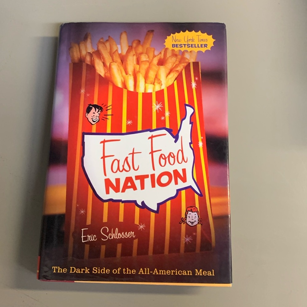 Fast Food Nation Hardcover Book by Eric Schlosser🛑